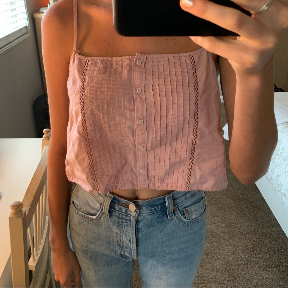 Pink Crop Top